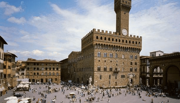 Piazza della Signoria - Firenze - Antiquariato Europeo di Gianluca Scribano